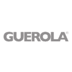 La imagen muestra la palabra GUEROLA en negrita, mayúsculas, letras grises sobre un fondo blanco.