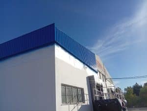 Pintura Exterior Nave Industrial en Ibi | Ignifugados Armero