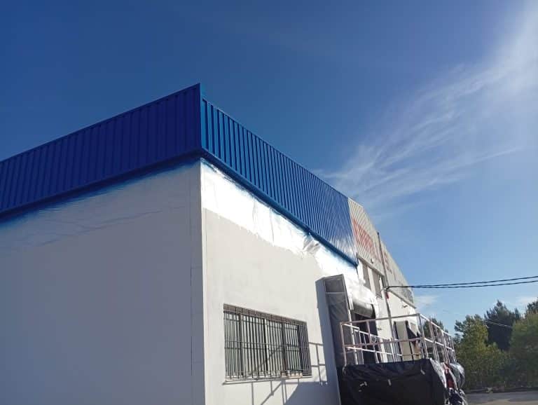 Pintura Exterior Nave Industrial en Ibi | Ignifugados Armero